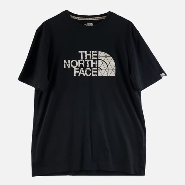 노스페이스 블랙 남자 반팔티 XL N9224