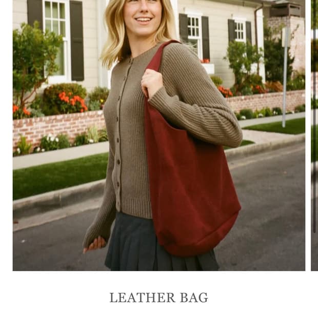 브랜디 멜빌 레더 스웨이트 가방 버건디 레드