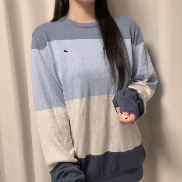 타미힐피거 니트