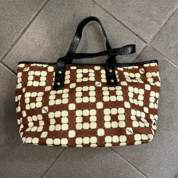 발리 캔버스 토트백