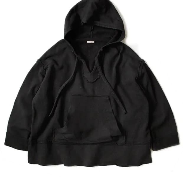 캐피탈 프린지 바하 파카 후드티 블랙