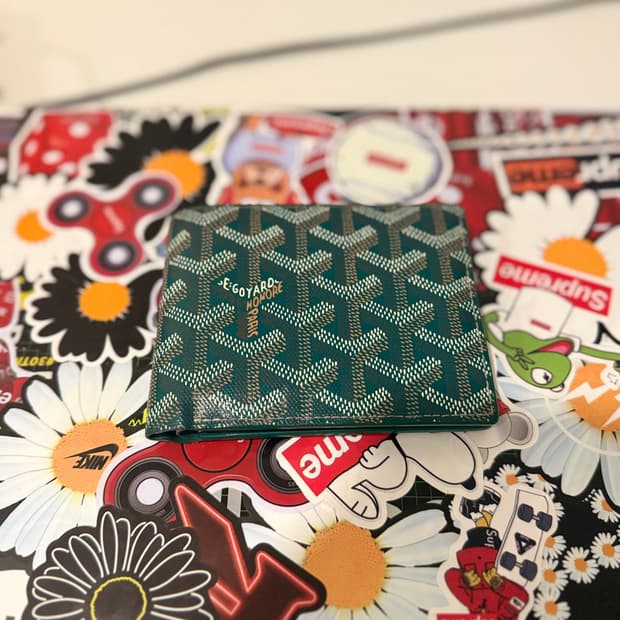 고야드 반지갑 그린