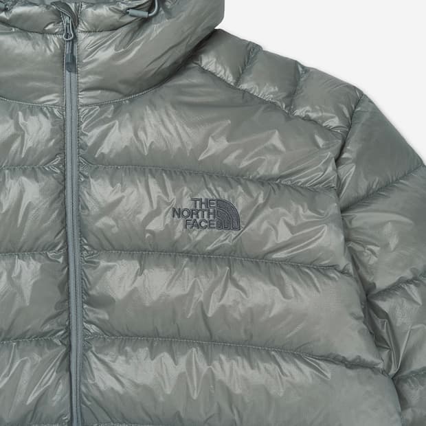 노스페이스 마티에 ex RDS  다운후디 라이트그레이