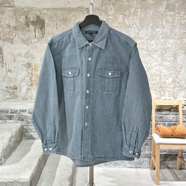 도그 하우스 스트라이프 히코리 워크 셔츠