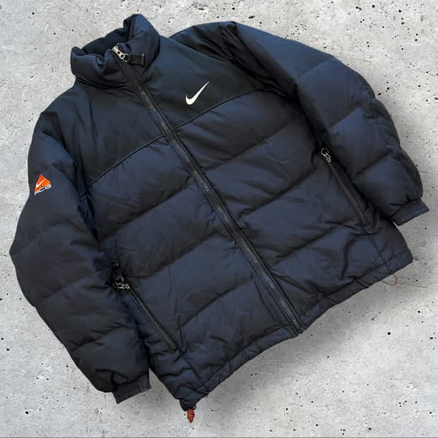 [95] 나이키 ACG 립스탑 블랙 패딩 점퍼 C623