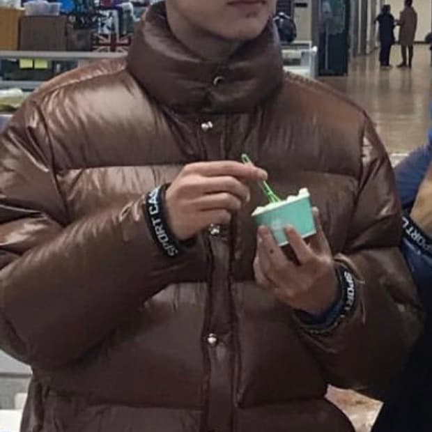 헤리티지플로스 17FW 패딩 브라운 M