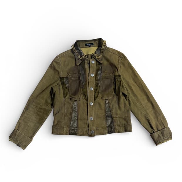 (희귀) INTELLECTION 워싱 숏자켓 Y2K 무드 55-66