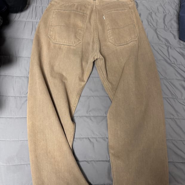 해칭룸 커브드진 워시드 베이지 4