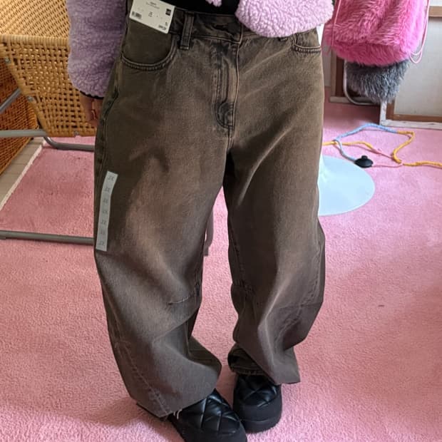 Gu 베럴 레그 팬츠