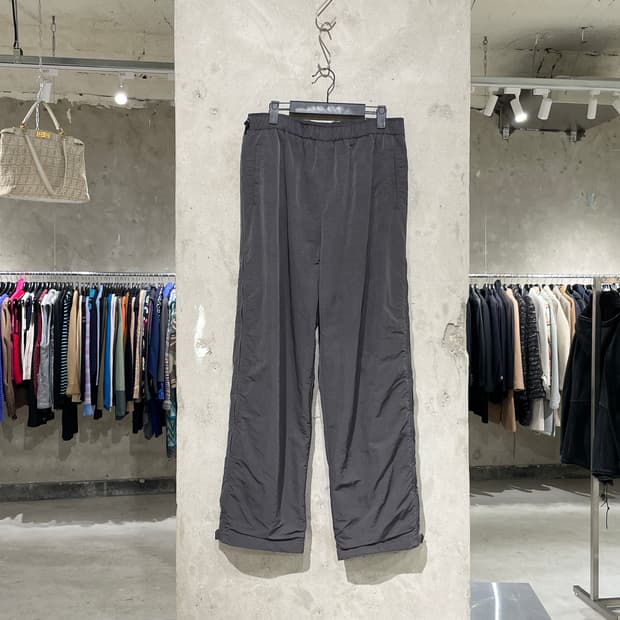 해칭룸 차콜 보스 집 스트링 나일론 팬츠
