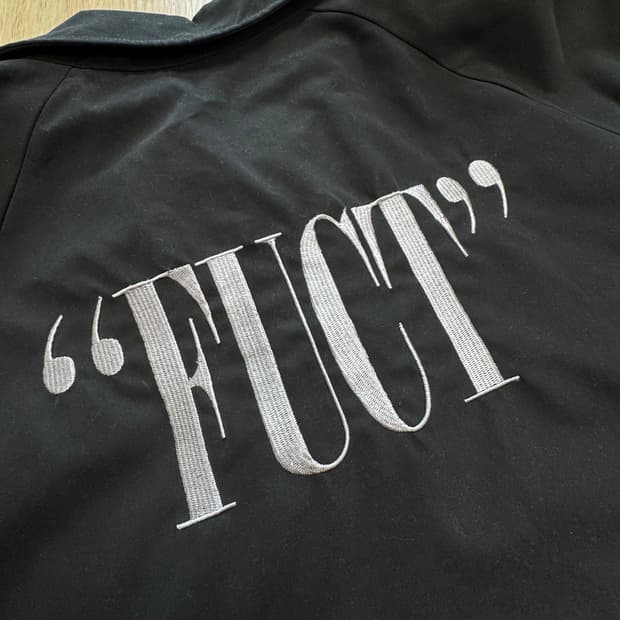 퍽트 FUCT SSDD "FUCT" 자수 코치 자켓 (XL)