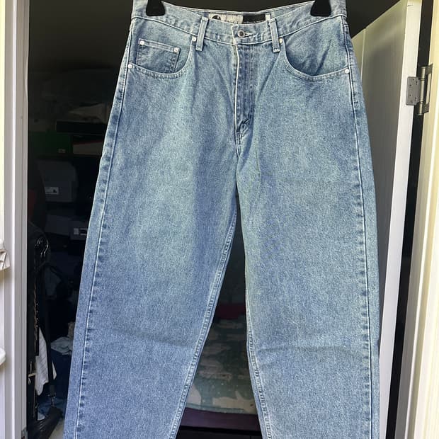 [32X30] 리바이스 실버탭 배기 데님 팬츠 중청