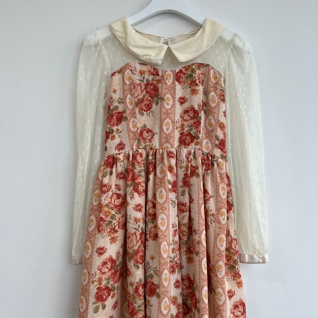 LIZ LISA 플로럴 도트 원피스