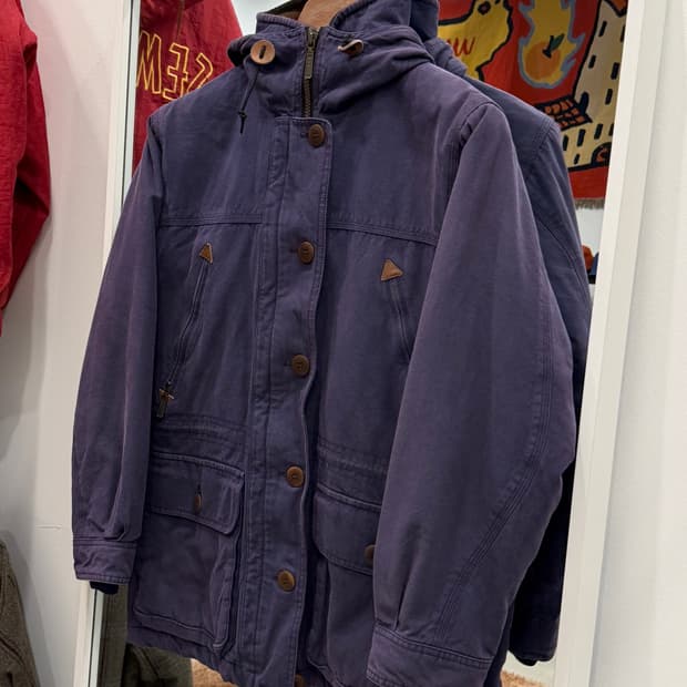 90-00s L.L.Bean 엘엘빈 코튼 캔버스 마운틴 헤비 후드 파카