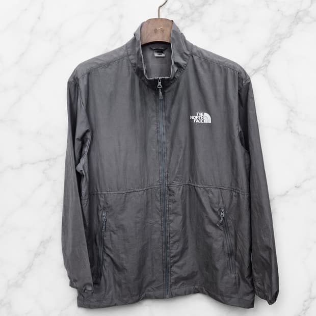 M,95)) THE NORTH FACE 노스페이스 바람막이! 그레이 색상