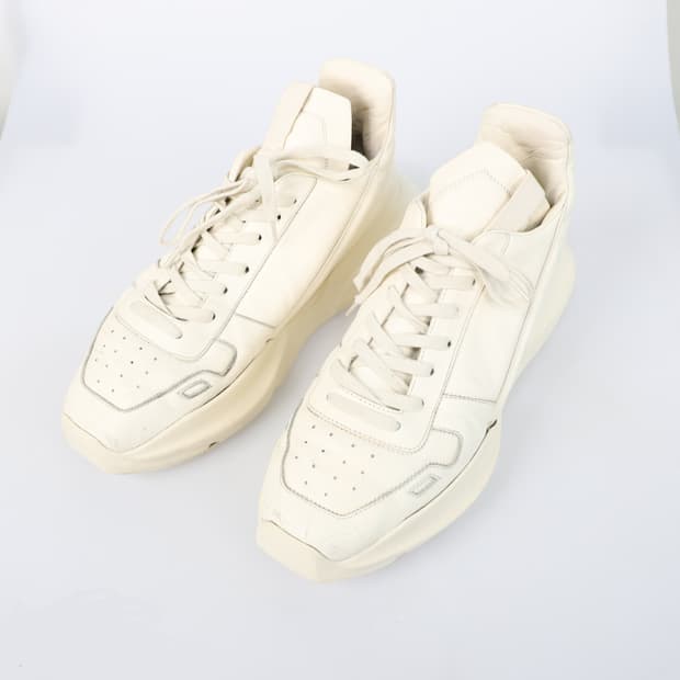 42 / Rick owens 릭오웬스 레더 게스러너 아이보리