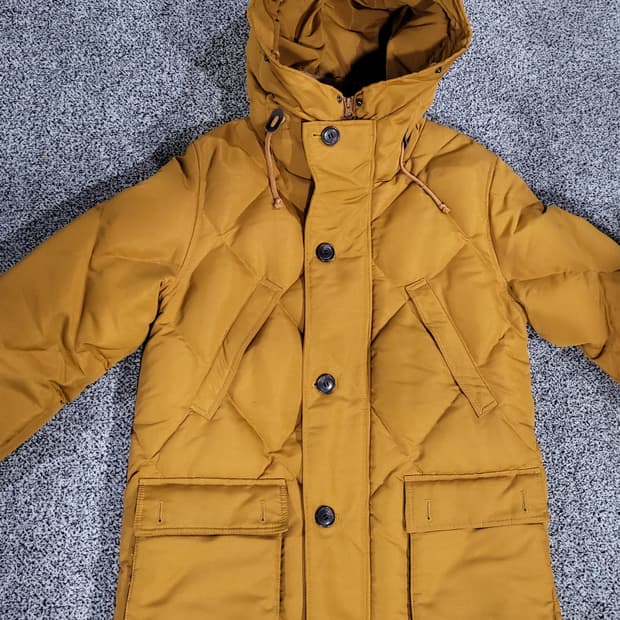 펠틱스 오리털 겨울 아우터 (머스타드)