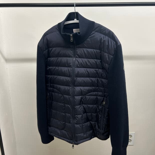 (2XL) 몽클레어 니트패딩 네이비