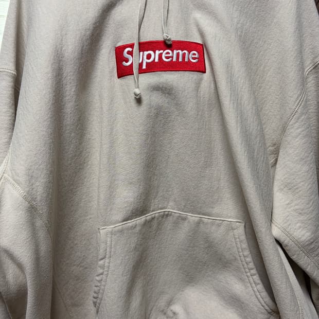 슈프림 박스로고 후드 스톤 24fw