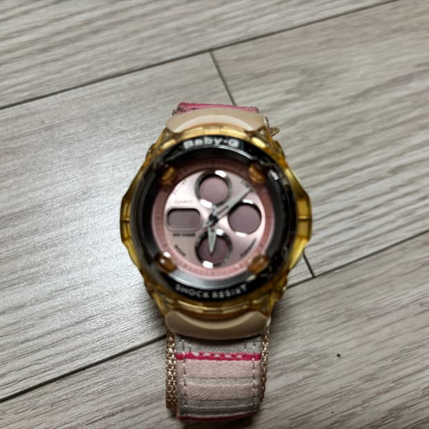 CASIO Baby-G 핑크 / 옐로우 시계