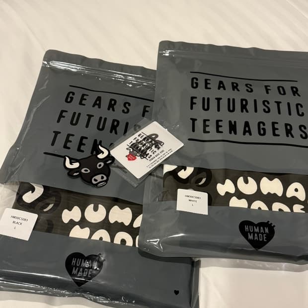 [L] 휴먼메이드 고베 티 블랙