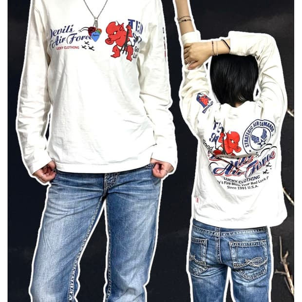 90s 테드컴퍼니 극희귀 롱슬리브 긴팔티