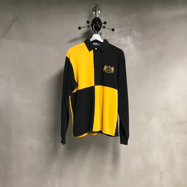 폴로 랄프로렌 배색 PK 긴팔 카라티 M