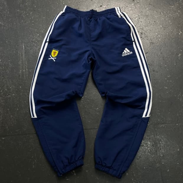 100 아디다스 10-11 스코틀랜드 나일론 팬츠 