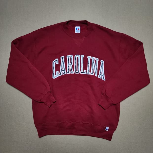 90s 러셀 Russell USA CAROLINA 스웻셔츠