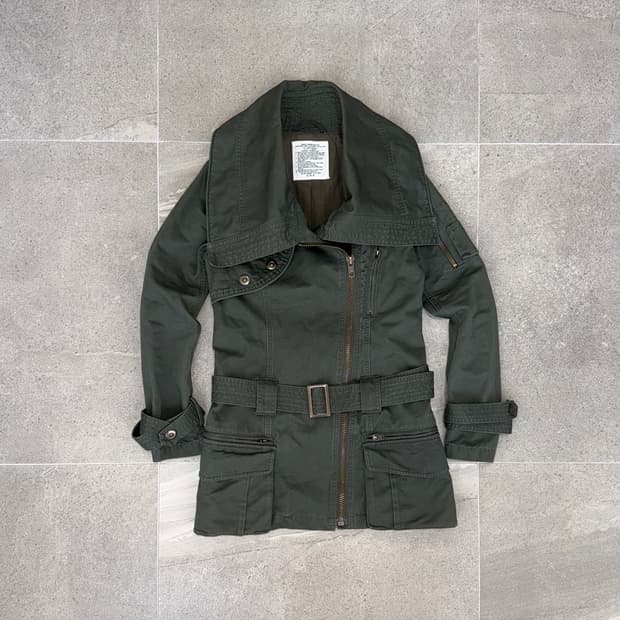 G.O.A khaki military safari jacket 