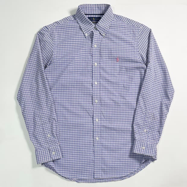 폴로 랄프로렌 핑크포니 체크 셔츠