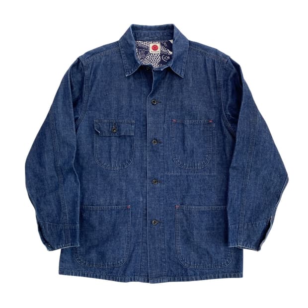 Tigre Brocante 데님 커버올 자켓