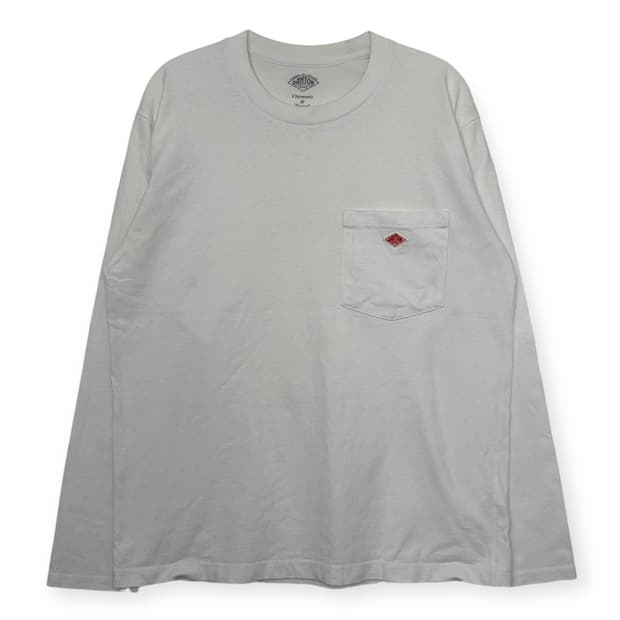 단톤 로고 포켓 티셔츠