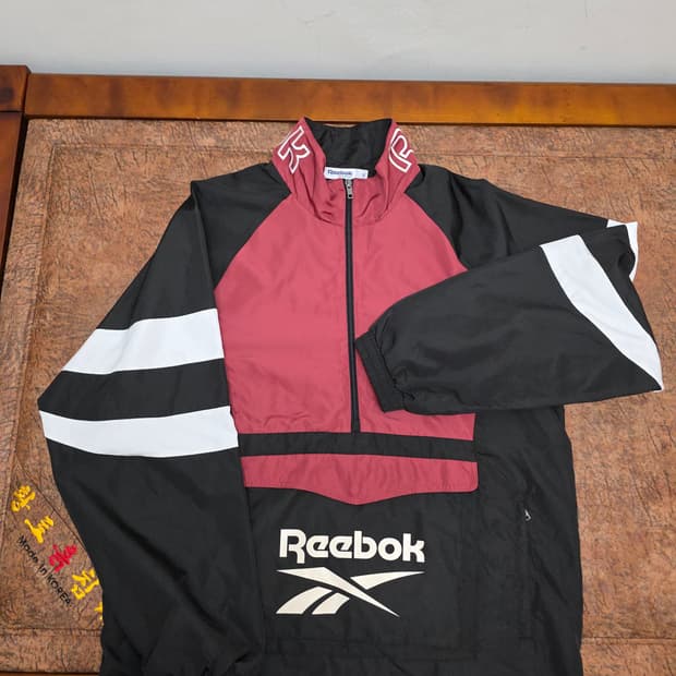 리복 클래식 반집업 바람막이 아노락 자켓 2XL