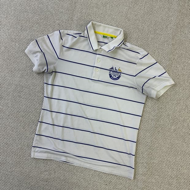 100 헤지스 줄무늬 폴로 셔츠 0406D