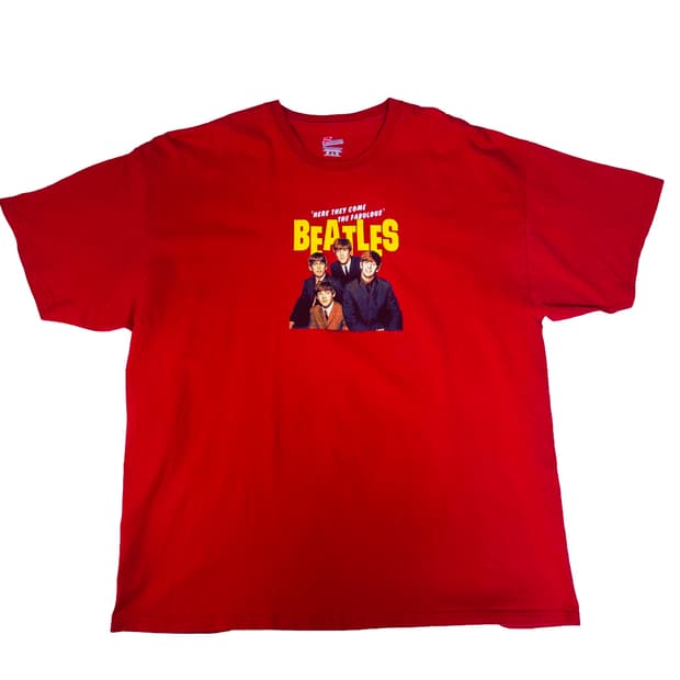 빈티지 00s 비틀즈 BEATLES 투어 티셔츠 2XL