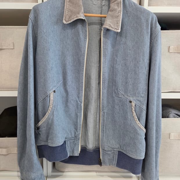 비이커 데님 자켓