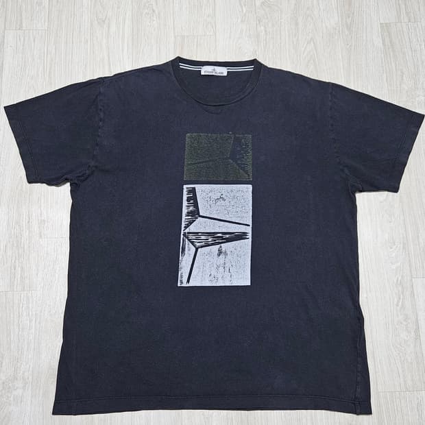 스톤 아일랜드 22FW XILOGRAFIA ONE 티셔츠 XXL