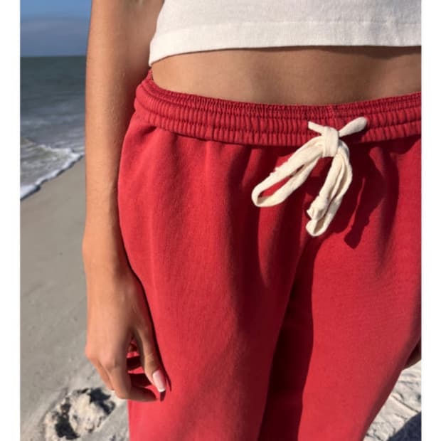 브랜디멜빌 아나스타시아 기모 소프트팬츠 레드