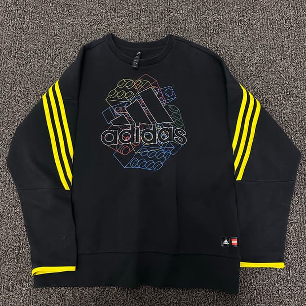 아디다스 x 레고 맨투맨 블랙