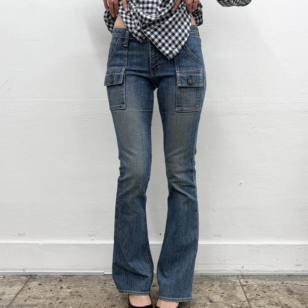 빈티지 부츠컷 데님 팬츠