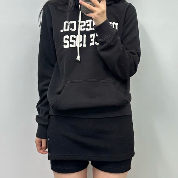디키즈 컬리지 블랙 후드티
