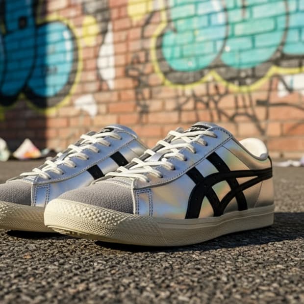 오니츠카타이거 파브레 BL-S 실버 D250K 240mm