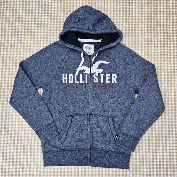 홀리스터 기모 후드집업 자켓 남자100