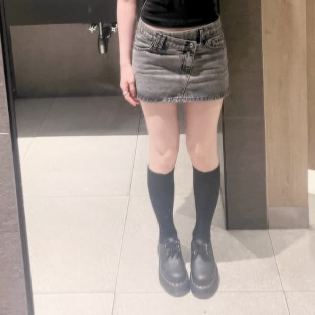 보헤미안서울 흑청 스커트