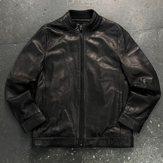 95 캘빈클라인 레더 자켓 