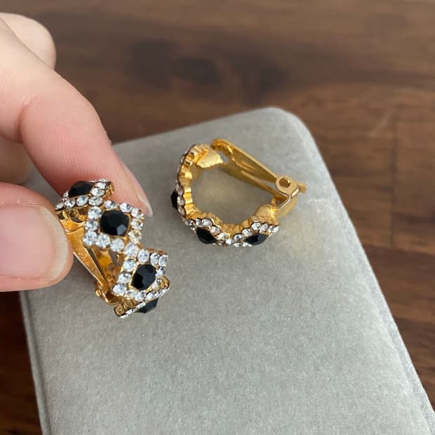 악세서리 블루 귀걸이