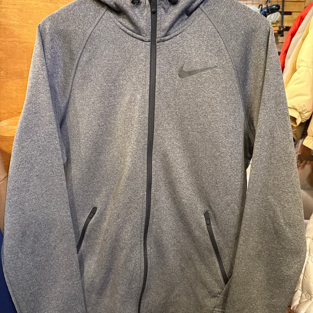 나이키 그레이 후드집업