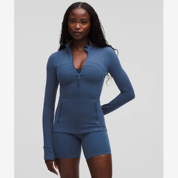 Lululemon 룰루레몬 디파인 자켓 Nulu blue twill
