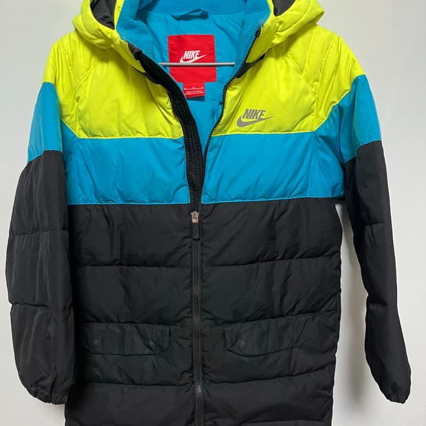 나이키  키즈 컬러 블록 패딩 점퍼